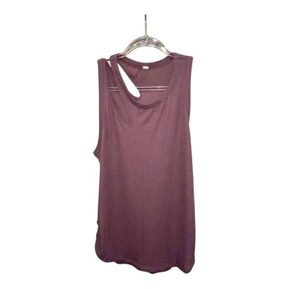 ALO Yoga Tops - ALO Yoga Ribbed Peak Tank, Size XS/S, Woodrose Color